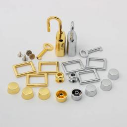 Metal Bag Locks Fecho Set para Bolsas Bolsa Tote, Fechamentos Snap Fechos, Artesanato DIY, Hardware Case, Saco Acessórios, Moda - Image 3