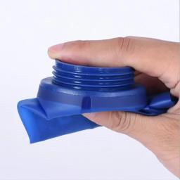Aonijie 2020 novo silicone dobrável garrafa de água ao ar livre viagem esporte correndo ciclismo chaleira material macio e saudável 250- 600ml - Image 5