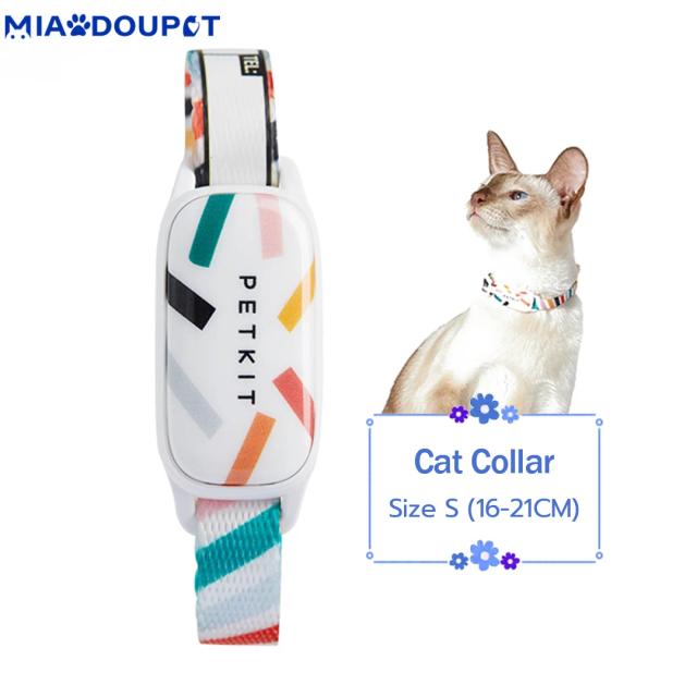 Colar Inteligente Petkit com Monitoramento de Sono e Dados, Toques Personalizados e Identificação para Cães e Gatos de Pequeno e Médio Porte, Compatível com App