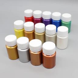 Tinta acrílica metálica para pintura de parede, boneca argila ultra leve, ouro, prata, cobre, cor, impermeável, modelo de mão, artesanato, coloração, bricolage, 20g - Image 3
