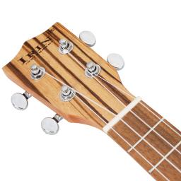 IRIN-Ukulele Zebra madeira com saco, 4 cordas guitarra havaiana, Soprano Tuner, guitarra peças e acessórios, 21 Polegada - Image 4