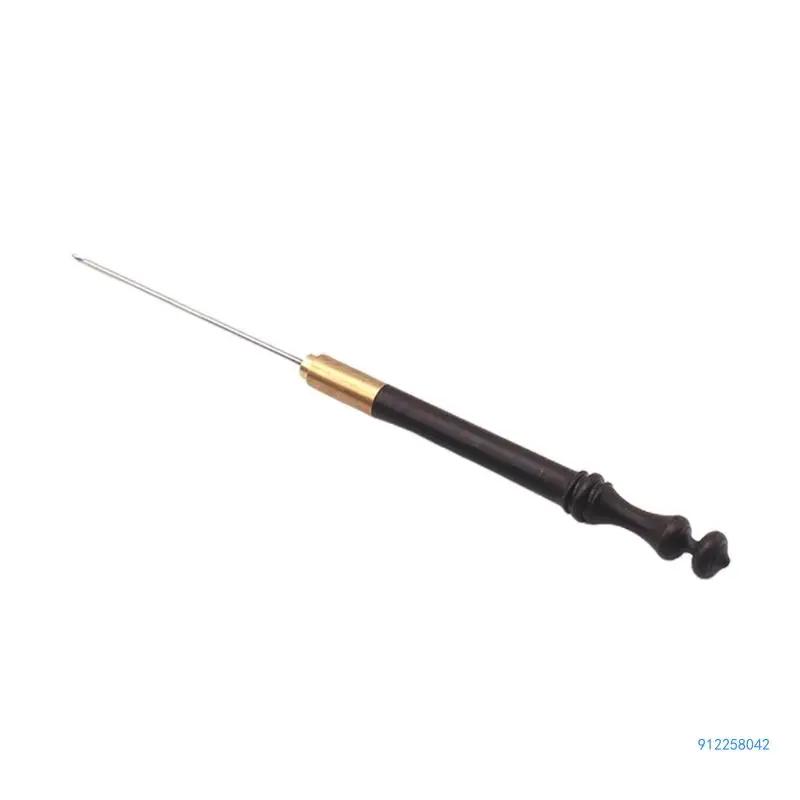 Ganchos crochê ergonômicos, agulha crochê com para fio crochê/contas, agulha crochê, tricô, - Image 1