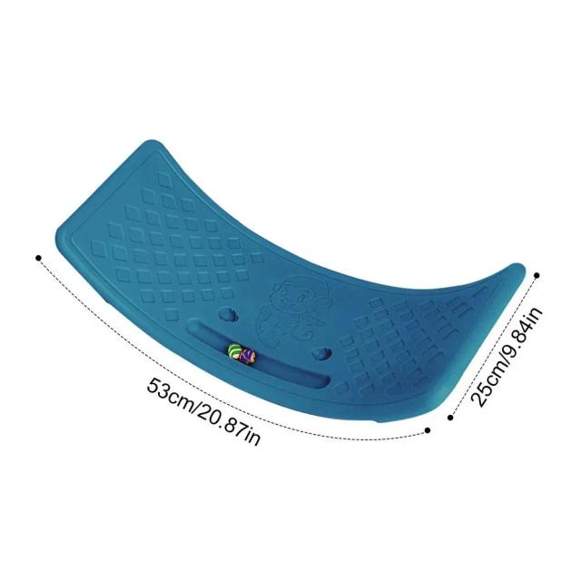 Equipamento Antiderrapante para Treinamento de Equilíbrio Infantil: Brinquedo Sensorial Rocker Wobble Board para Meninos e Meninas