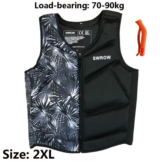 Colete Flutuante SWROW Neoprene para Adultos e Crianças - Ideal para Natação, Remo, Rafting, Pesca, Surf e Caiaque em 2022