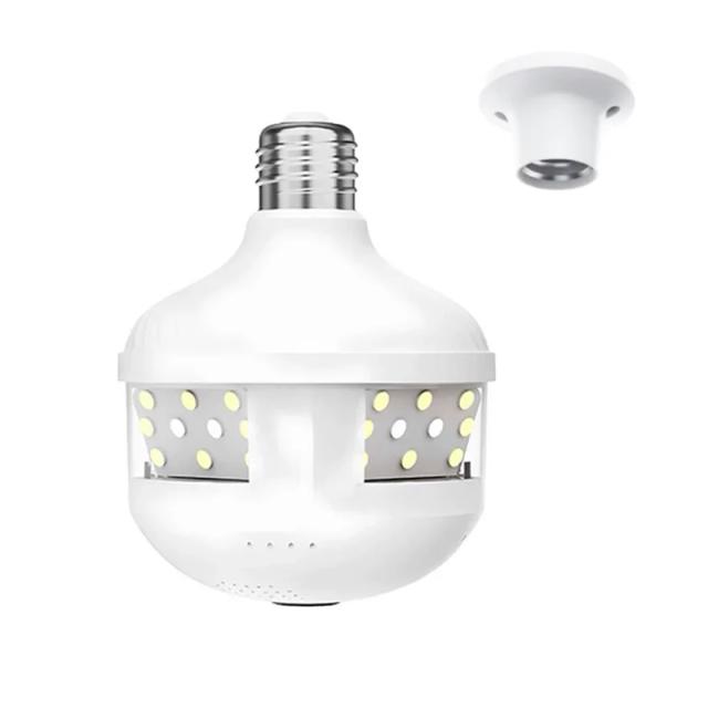 Câmera IP Olho de Peixe V380Pro 360° Panorâmica 3MP Visão Noturna Completa Wi-Fi