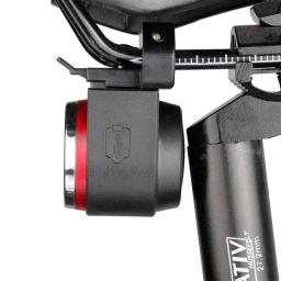 A8 Road Bike Anti-Theft Alarm Lock, Freio automático, Taillight, Controle remoto, Luz traseira da bicicleta, Sino sem fio MTB - Image 6