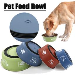 Tigela de comida para animais de estimação em aço inoxidável, Alimentador de água antiderrapante espessada dupla camada, Bacia universal para cães e gatos - Image 1