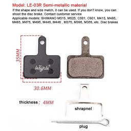 25 pares de pastilhas de freio a disco de bicicleta mtb, pastilhas de freio hidráulico de resina/metal/cerâmica para bicicleta de estrada universal para shimano sram avid zoom b01s - Image 4