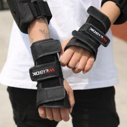 Protetores de pulso suporte almofadas palma protetor patinação esqui snowboard proteção mão para skate ciclismo pedal roda scooters - Image 4
