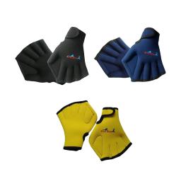 Luvas de natação webbed paddle durável leve anti deslizamento luvas de natação para aeróbica aquática mergulho fitness aquático rafting crianças - Image 1