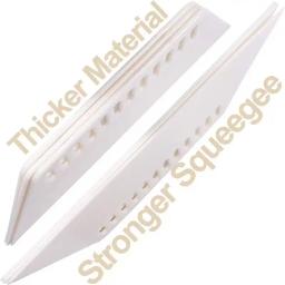 Raspador De Plástico Trapezoidal, Putty Board Rasping Tool, Raspador Fino, Decoração Do Painel De Parede, Ferramentas De Construção, Ferramentas Manuais, 3Pcs - Image 3