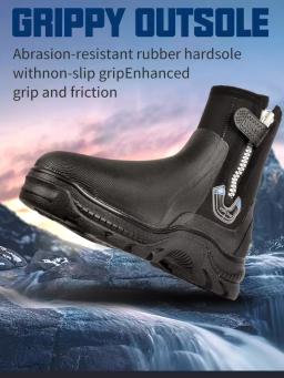 Botas de Windsurf Resistentes ao Desgaste de Neoprene, Pesca Subaquática, Equipamento Kitesurf, Sapatos de Praia, Snorkeling, Upstream, 5mm - Image 3