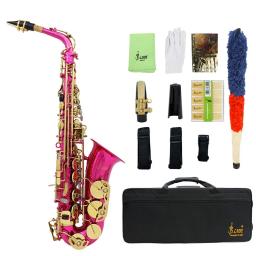 Saxofone alto eb, requintado, esculpido, instrumento de sopro de alta qualidade, concha de abalone, sax de latão com caixa, peças de instrumento musical - Image 1