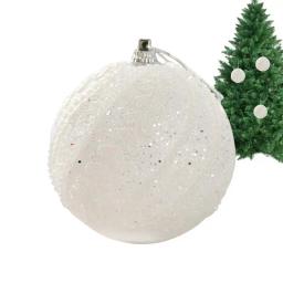 Lantejoulas Glitter Ball Ornamentos para Árvore de Natal, Decoração Pendurada, Bolas De Férias, 8cm - Image 4