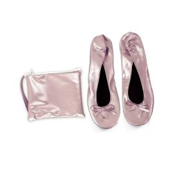 Sapatos de Balé Macio Dobrável para Meninas, Sistema De Couro PU, Prática De Dança, Sapatos De Balé Interior, Sapato De Desempenho Das Meninas - Image 1
