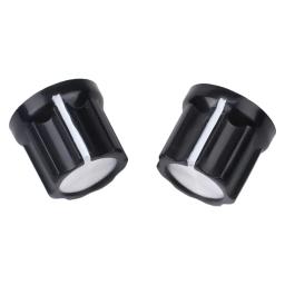 Botão de tom de guitarra, 6mm, buraco, baixo, preto, 10x12x4x2cm, tipo d, plástico, folha de alumínio, potenciômetro, 10 peças - Image 6
