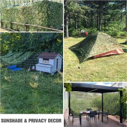 Caça camuflagem net, 10m x 1.5m 4m x 6m, para treinamento na floresta, guarda-sol, redes de malha para camping, abrigo do sol, cobertura de carro - Image 6