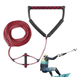 60FT/75FT Corda De Esqui Aquático Segurança Surf Linha De Reboque Leash Cord Com Alça Aderência Ajustável Watersports Corda Corda De Esqui Aquático - Image 1