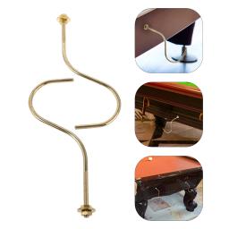 2 pçs rack de bilhar metal piscina gancho ferramentas acessórios mesa bilhar acessório ferro - Image 5