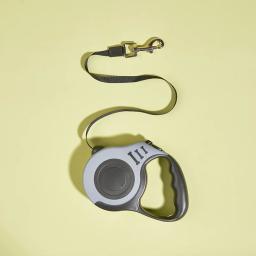 Trela de nylon retrátil automática para cães pequenos e gatos, caminhadas e caminhadas corda de tração, Puppy Outdoor Travel Lead, 3m, 5m - Image 4