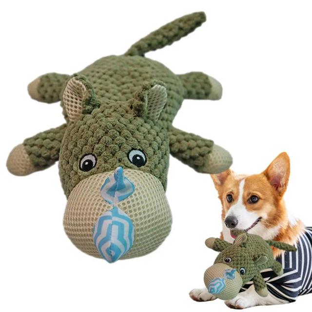 Brinquedos Interativos de Pelúcia Recheados com Squeak para Cães: Entretenimento para Chewers Agressivos