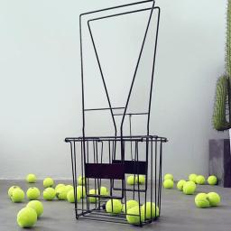 Ténis Ball Bin Stand, Cesta para bolas de praia, Ginásio - Image 4