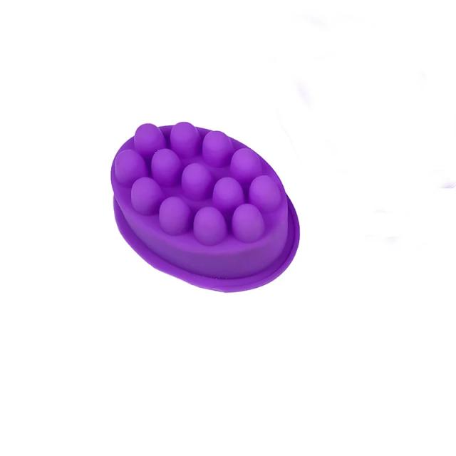 Moldes de Silicone para Sabonetes 3D - Ferramentas de DIY para Massagem Terapêutica e Artesanato em Resina com Várias Opções de Furos
