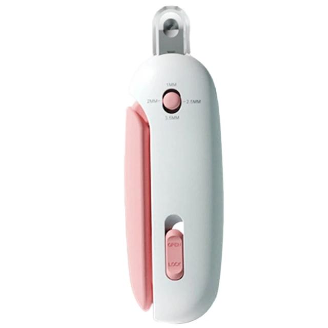 Aparador de Unhas para Cães com Lixa e Luz LED - Suprimentos Essenciais para Cuidados Caninos B03E