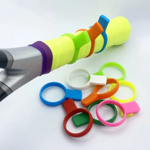 Silicone Tennis Trainer: Mão de Apoio para Raquete e Treinamento de Tênis - Pacote com 10 Peças