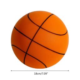Bouncing bola mudo indoor silencioso basquete 18cm espuma basquete silencioso bola macia salto cesta bola brinquedo crianças jogos esportivos presente - Image 6