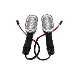 LED Turn Signal Light para bicicleta elétrica, lanterna de segurança, acessórios para veículos elétricos, ciclismo, motocicleta, E-bike, 36-72V, 1 par - Image 4