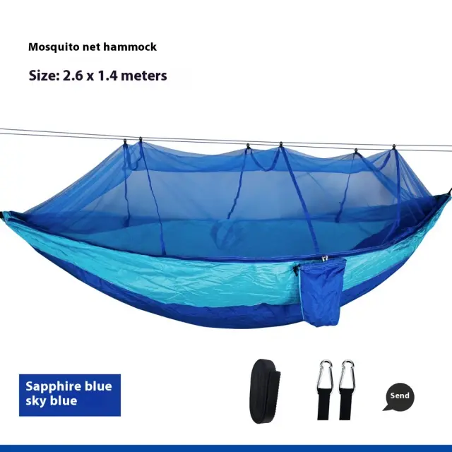 Rede Mosquiteiro para 2 Pessoas - Ideal para Camping e Relaxamento no Jardim