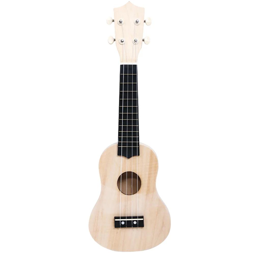 Madeira Ukulele DIY Kit para Iniciante, Instrumento De Cordas, Presente - Image 1