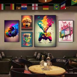 YOUQU-Pintura Diamante da Série Abstrata, Tamanho Pequeno, Imagem Mosaico, Consola de Jogos, Bordados, DIY Decoração para Casa, Presente - Image 2