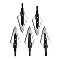 2 lâminas de flecha 100 grãos tiro com arco broadheads caça pontas de flecha para parafusos de besta e setas de arco recurvo composto - Image 5