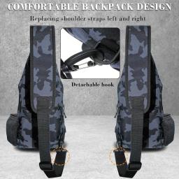 Mochila tática de pesca multifuncional, à prova d'água, ombro único, crossbody, bolsa de equipamento de pesca, camuflagem, ferramenta de pesca - Image 6