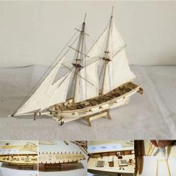Kit De Construção De Modelo De Veleiro De Madeira, Kit De Construção De Navio DIY, Modelo De Madeira Clássicos, Home Desk Decorações, Novo, Havey, 2024 - Image 1