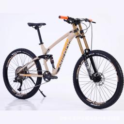 Liga de alumínio mountain bike para adultos ciclismo cidade 11 velocidade dupla amortecimento downhill dh bicicleta mtb cauda macia 26/27.5 polegada 2023 - Image 6