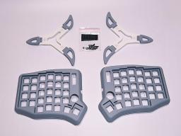 Kits de teclado portátil Split Mini Wired, 58 teclas, Programador de personalização, Tela RGB suave, Botão ergonômico - Image 6