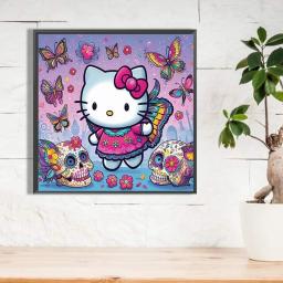 Sanrio-Hello Kitty Kit Pintura Diamante, DIY, Handmade, Água, Bordados Cruz, Mosaico, Decoração para casa - Image 3