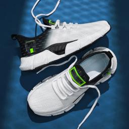 Tênis de corrida antiderrapante masculino, tênis de corrida leve e suave, casual para esportes ao ar livre, resistente ao desgaste de caminhada, escolha - Image 4