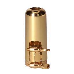 Sax durável ligadura com boquilha Cap para Saxofone Alto, ajuste duplo parafuso, compacto - Image 2