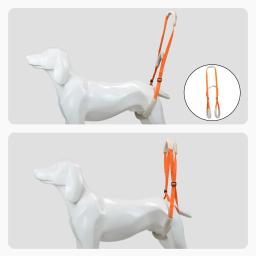 Cão levantamento arnês animais de estimação ajustável útil voltar quadril apoio mobilidade pernas fracas deficientes articulação cães mais velhos elevador animais de estimação hind - Image 2