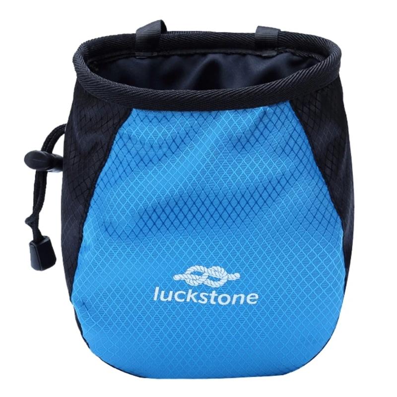 Saco giz para escalada, saco com fecho cordão para escalada academia, dropshipping ginástica - Image 1