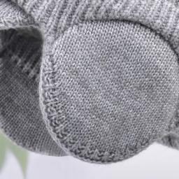 Gorros masculinos com viseira para o calor, protetores de orelha de malha de inverno, forrado de lã grossa, boné de beisebol de esqui, inverno, equitação ao ar livre - Image 4