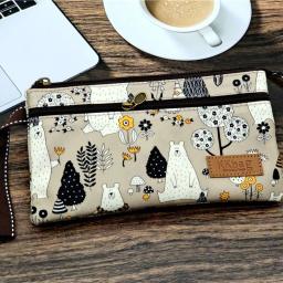 Cartoon Animais Carteiras para Mulheres, Bolsa Zero, Curto Coin Bag, Mini Porta-Cartão Chave, Saco De Armazenamento, Cute Zipper Purse, Student Money Bag, Novo - Image 5