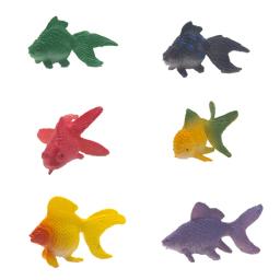 Plástico peixinho miniaturas estatuetas ornamentos animais fadas animais tanque peixes aquários peixinho paisagem suprimentos - Image 3