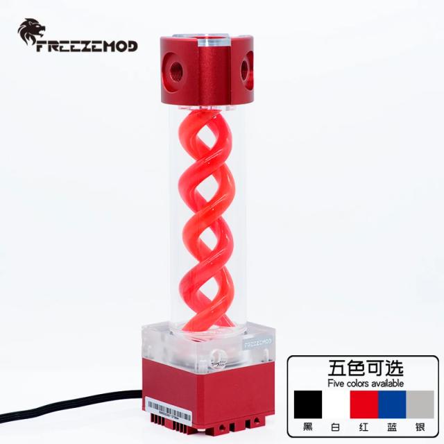 Sistema de Refrigeração a Água para PC com Iluminação RGB e Controle de Velocidade PWM - Bomba Aura e Tanque de 800L com 4 Metros de Fluxo