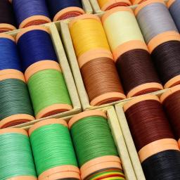 Linha encerada de costura plana para artesanato de couro, costura de cera, encadernação trançada DIY, reparação de sapatos 71 jardas - Image 4
