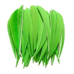 Ala Direita Turquia Pena para Tiro com Arco, Gota de Água Seta, DIY Caça Tiro, 4 '', 50 Pcs - Image 1